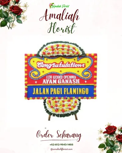 Bunga Papan Congratulation di Pinangranti